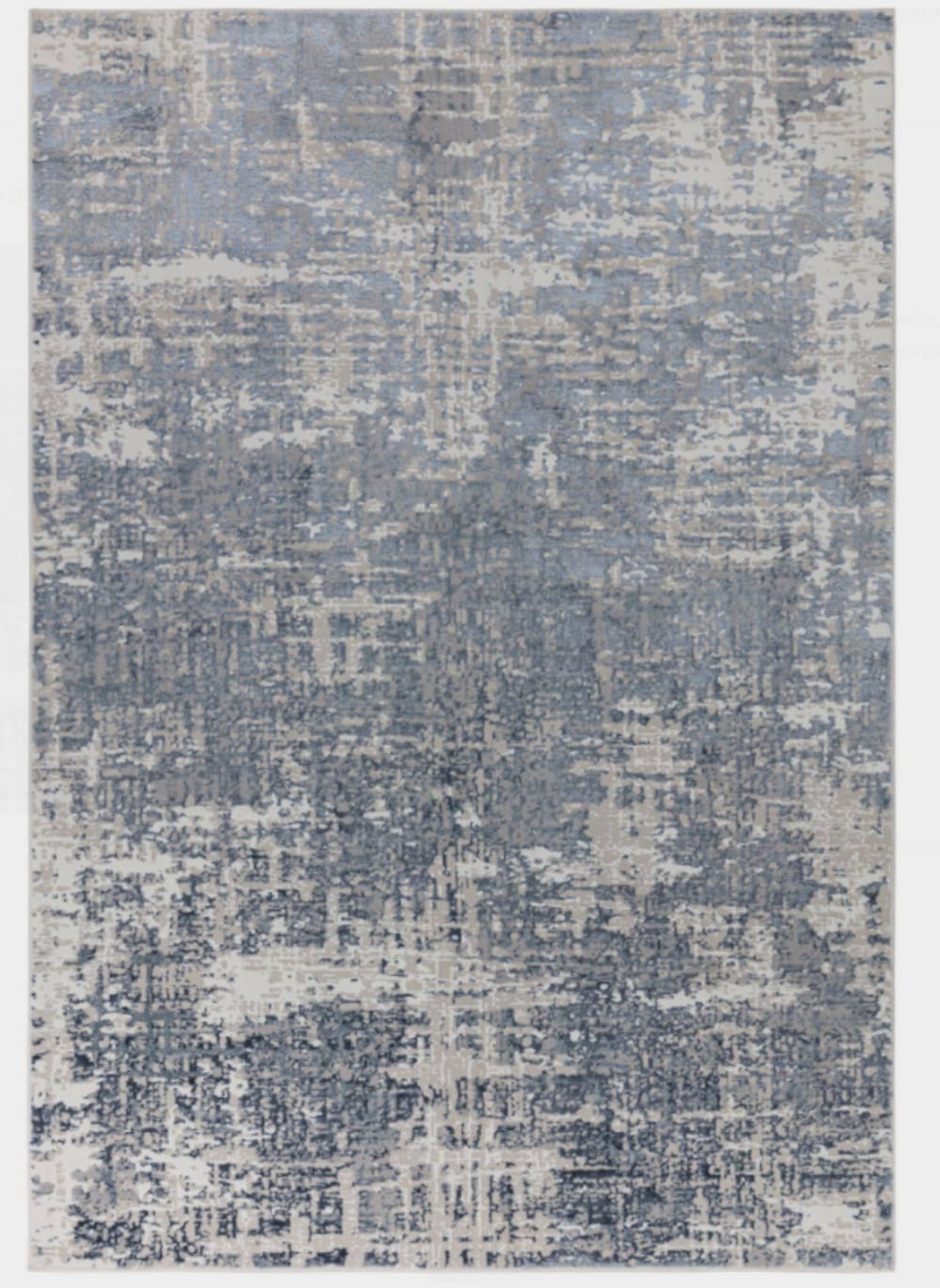Tapis tissé plat moderne  Bleu 200x290 cm