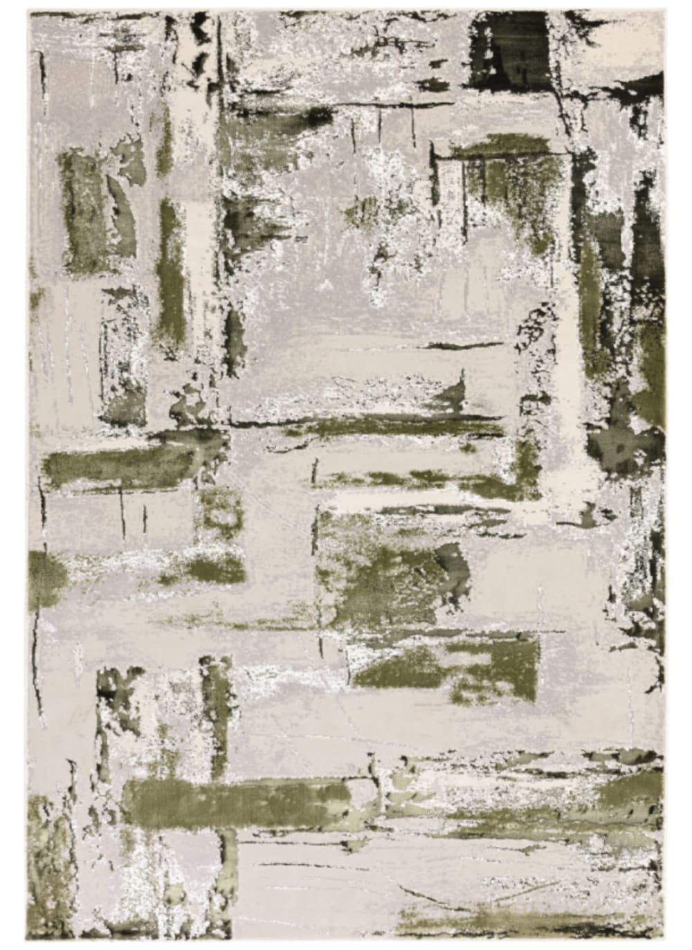 Tapis de chambre et salon moderne  Vert 200x290 cm