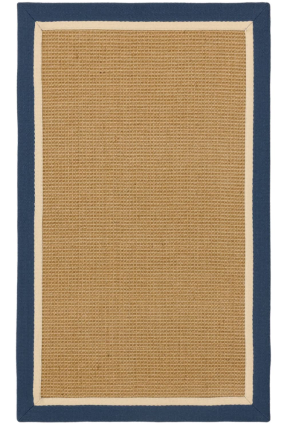 Tapis chambre et salon en jute moderne bleu 160x230 cm — vue 4
