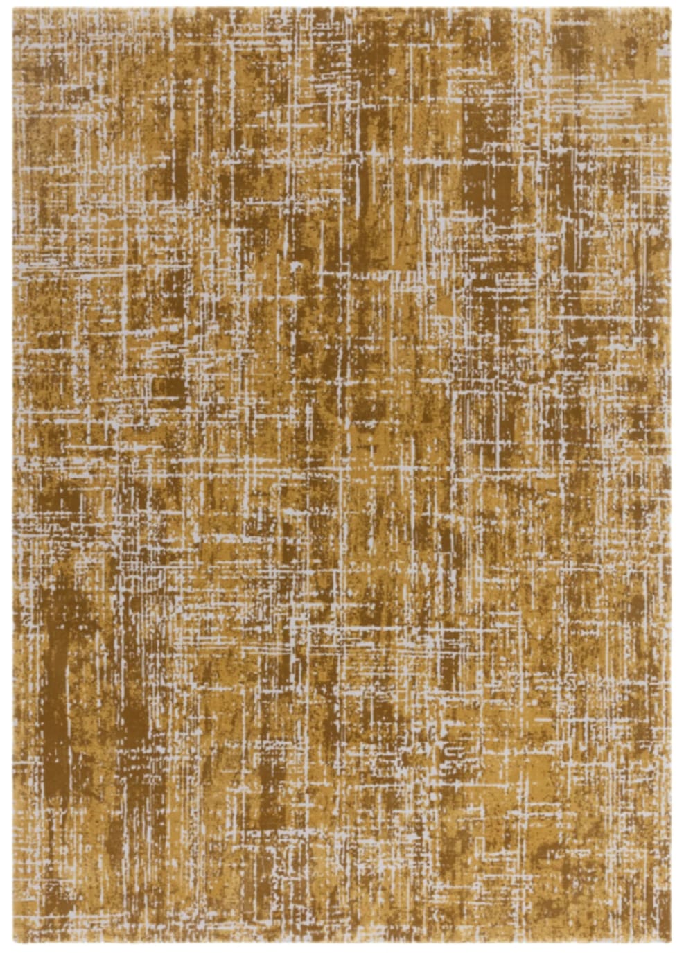 Tapis moderne salon et chambre Jaune 200x290 cm