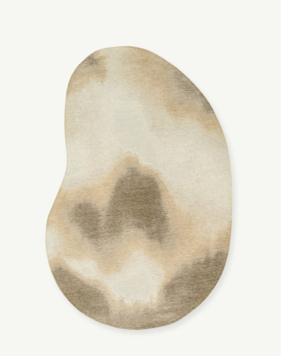 Moderner flachgewebter Teppich  Beige 175x230 cm - Maisons Du