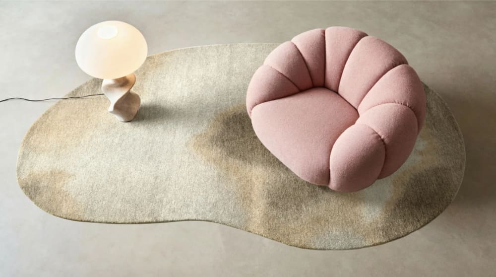 Novatrend Moderner flachgewebter Teppich Beige 235x330 cm style modern Beige Pes - Polyester