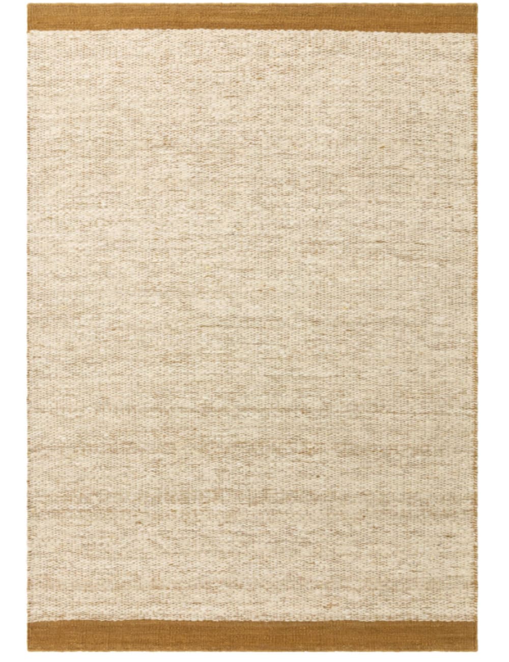 Tapis de salon moderne pure laine  Jaune 160x230 cm