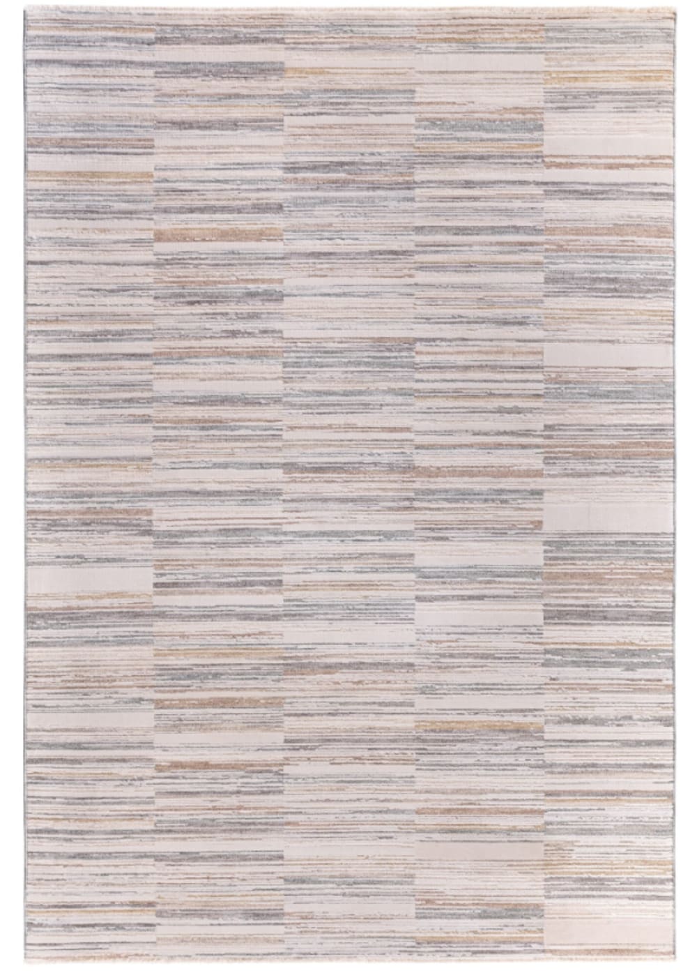 Flachgewebter moderner Teppich Blau 200x300 cm - Maisons Du