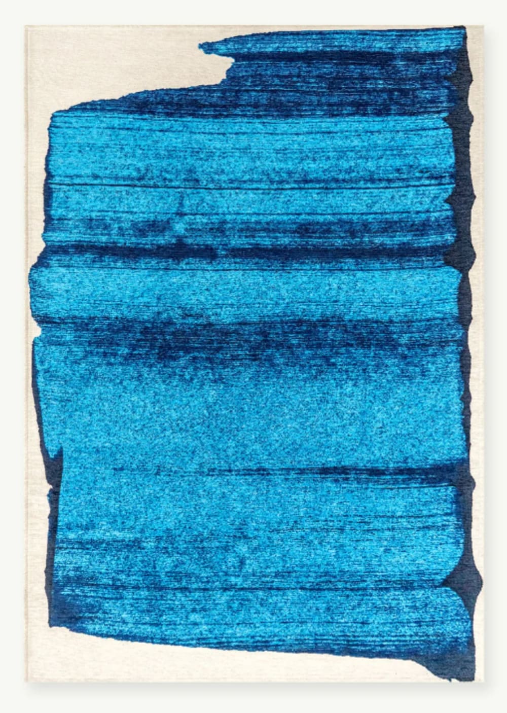 Moderner flachgewebter Teppich  Blau 200x280 cm - Maisons Du