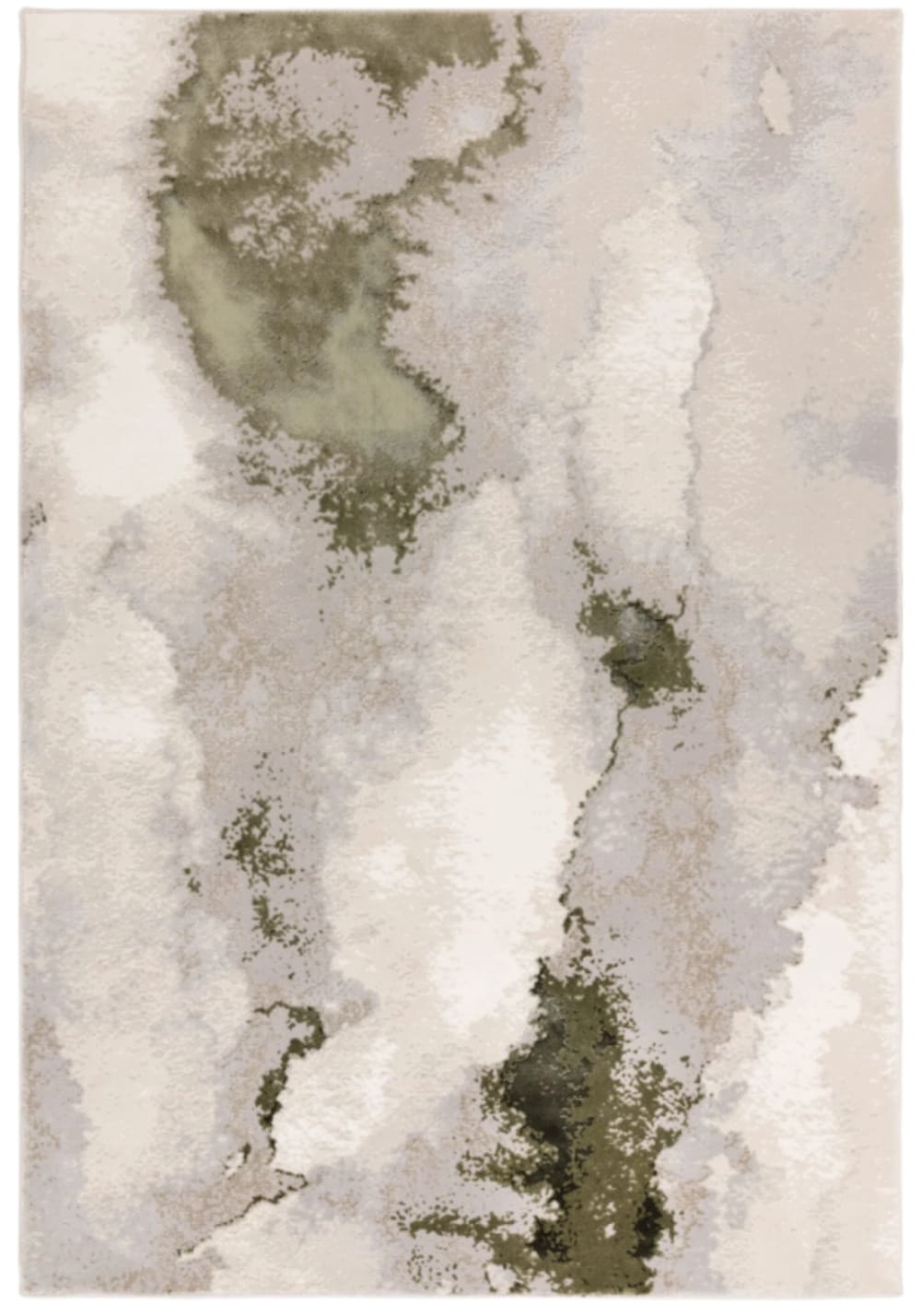 Tapis de chambre et salon moderne  Vert 160x230 cm