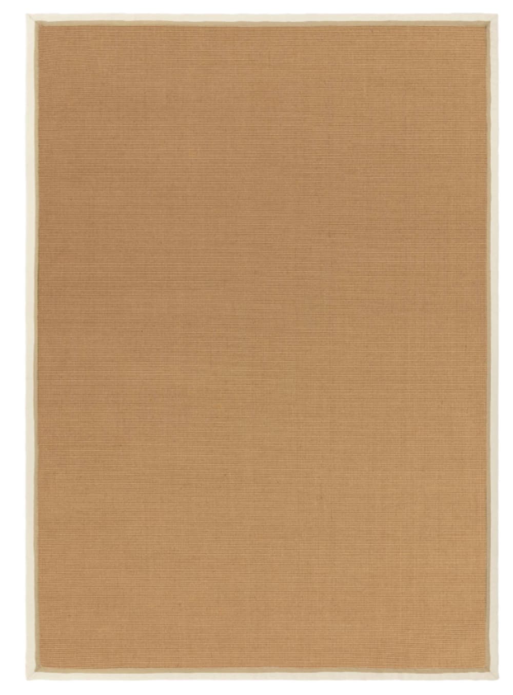 Tapis chambre et salon en jute moderne  blanc 200x290 cm
