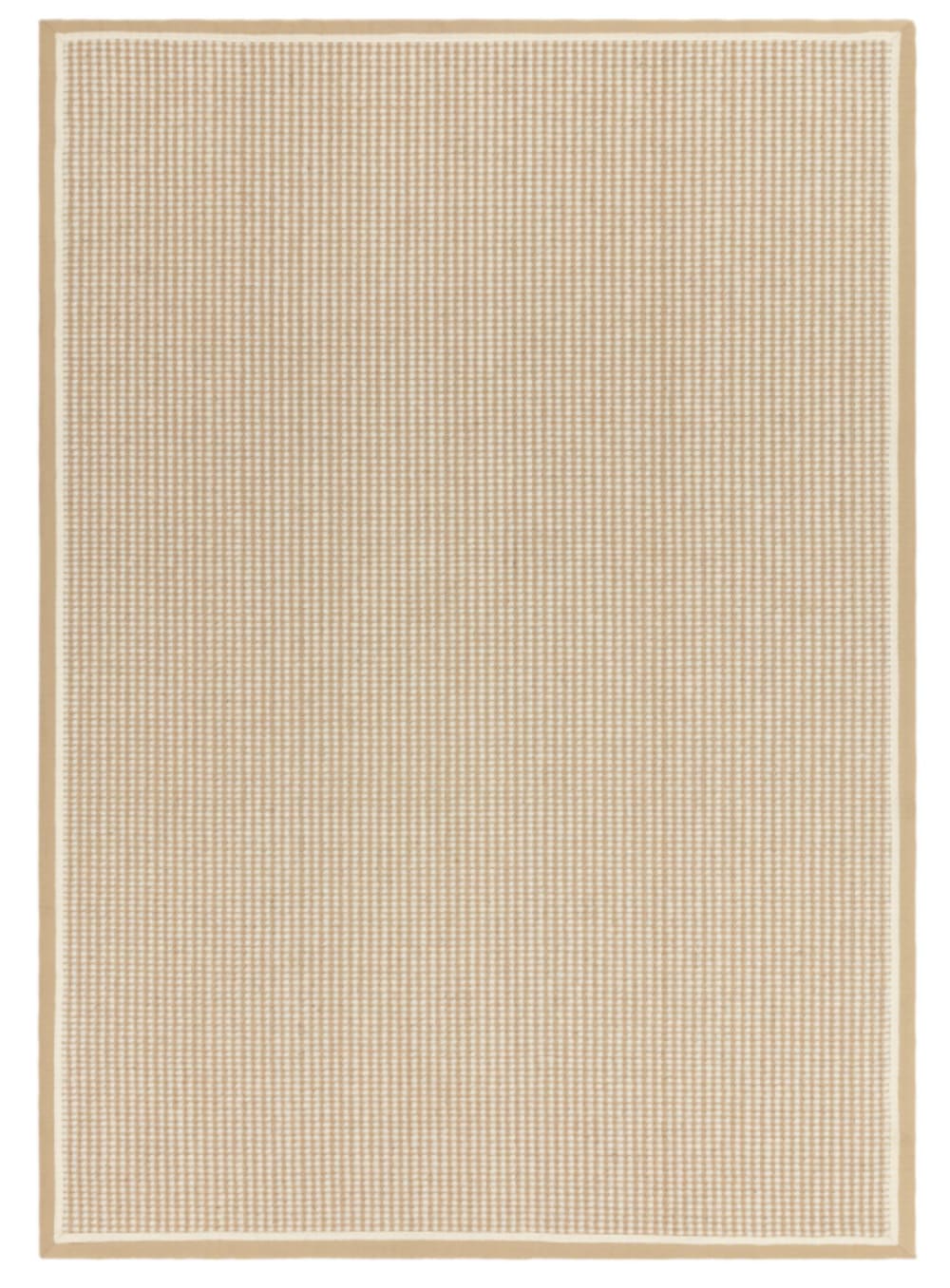 Tapis de salon moderne laine et jute  Beige 160x230 cm