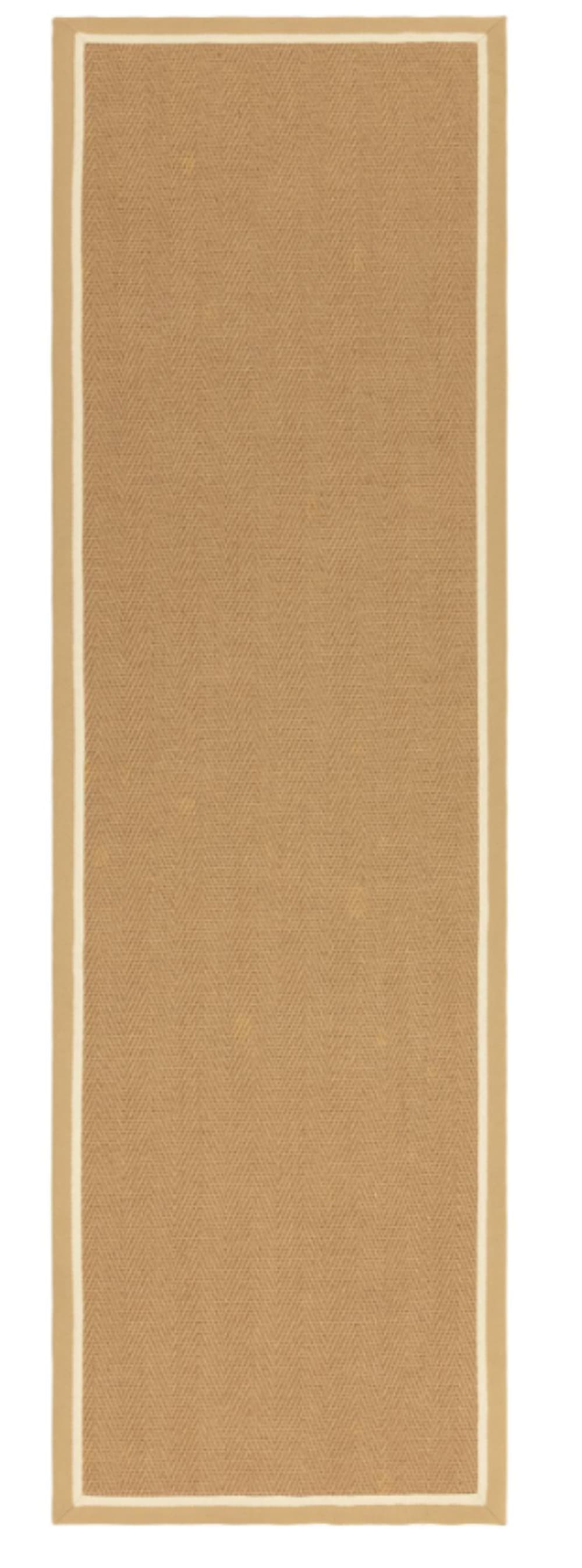 Tapis chambre et salon en jute moderne beige 160x230 cm — vue 4