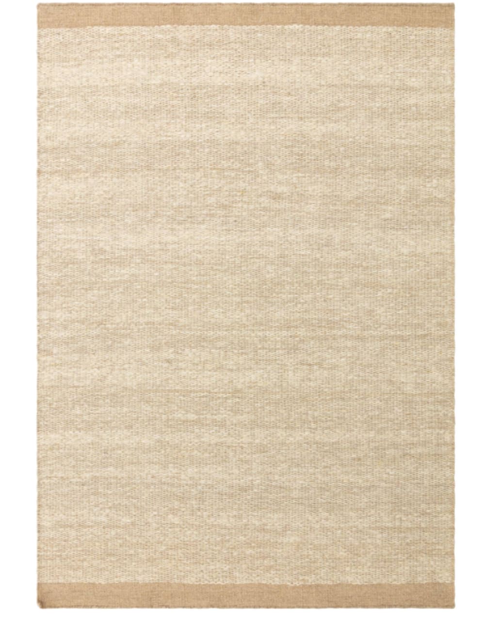 Tapis de salon moderne pure laine  Beige 200x290 cm