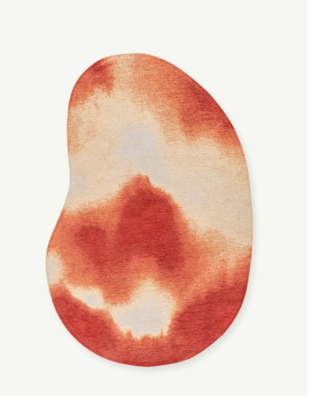Moderner flachgewebter Teppich Rot 235x330 cm - Maisons Du Monde