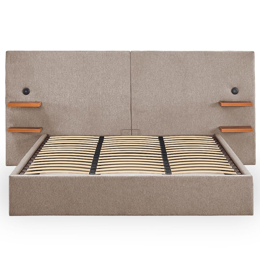 Lit-coffre complet avec - tablettes