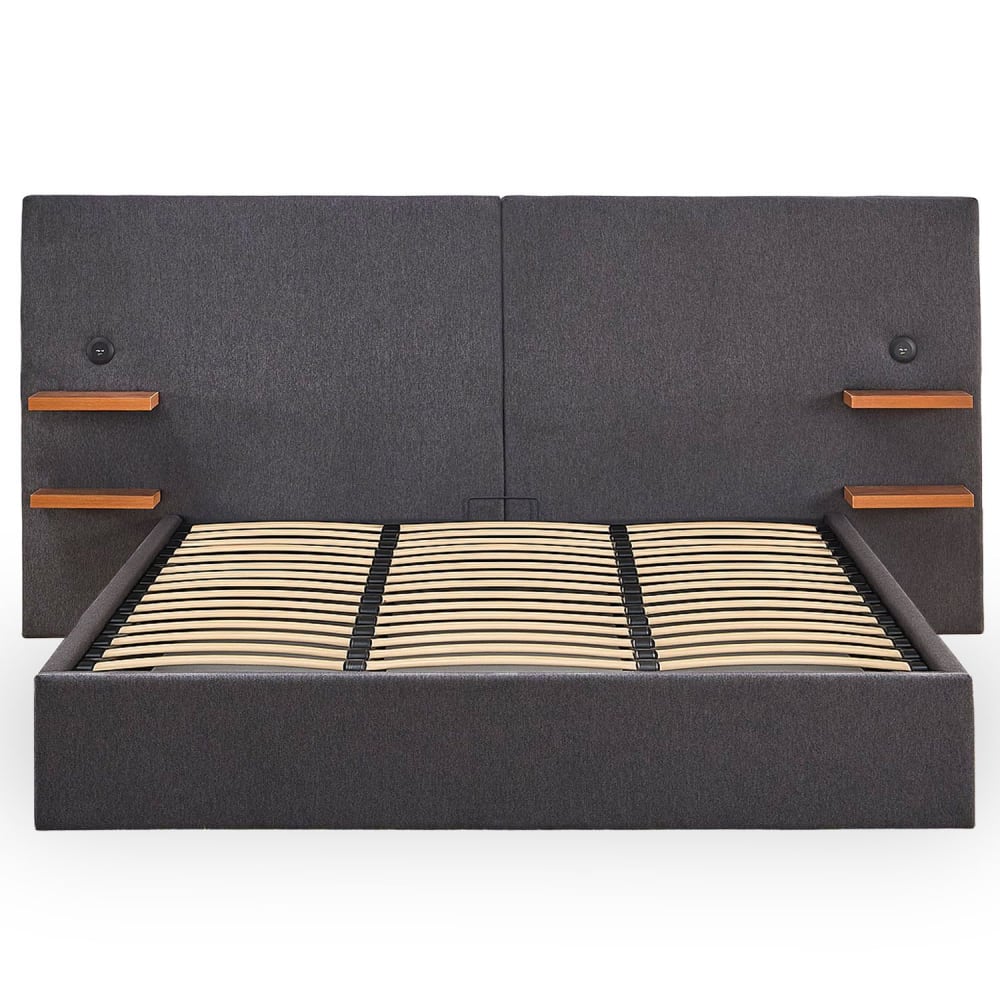 Lit-coffre complet avec - tablettes