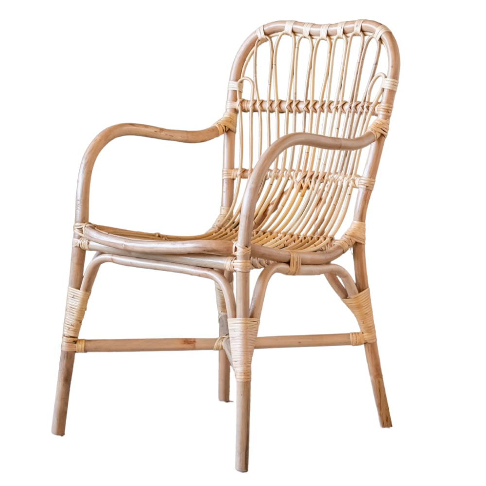 Chaise / fauteuil en - rotin