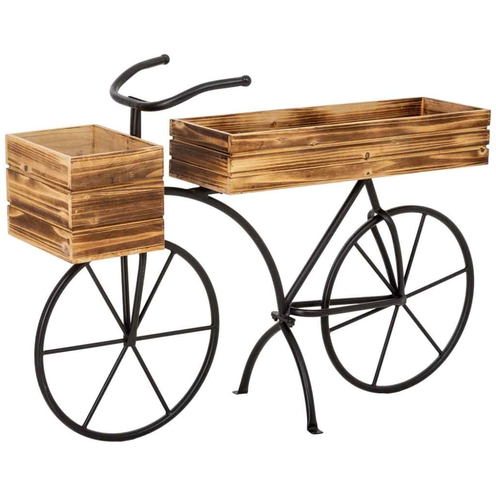chariot jardinière bois