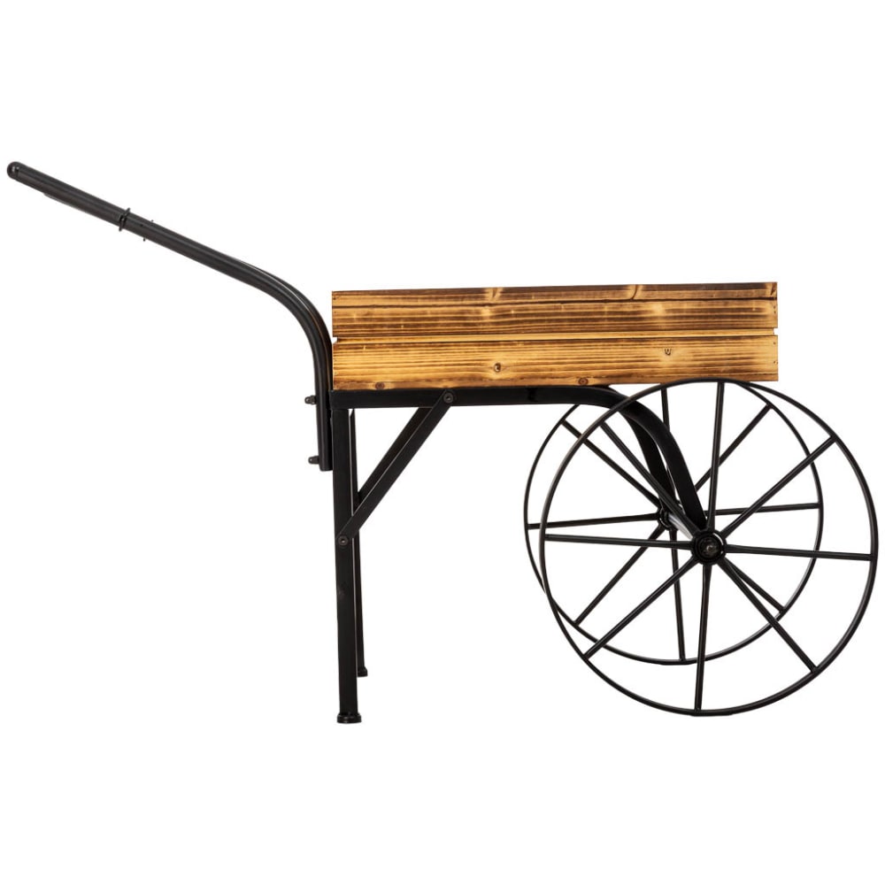 Blumenwagen Holz 96x45x63h cm braun - Maisons Du Monde