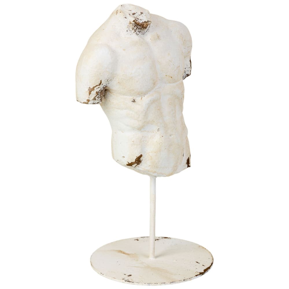 Wanderlust deco Büste Figur 13x12x25.5h cm style modern Weiß Harz