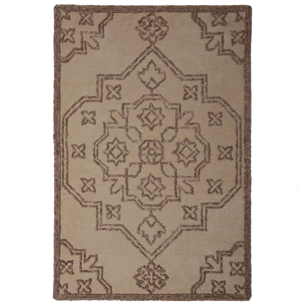 Tapis en laine beige 160x230cm