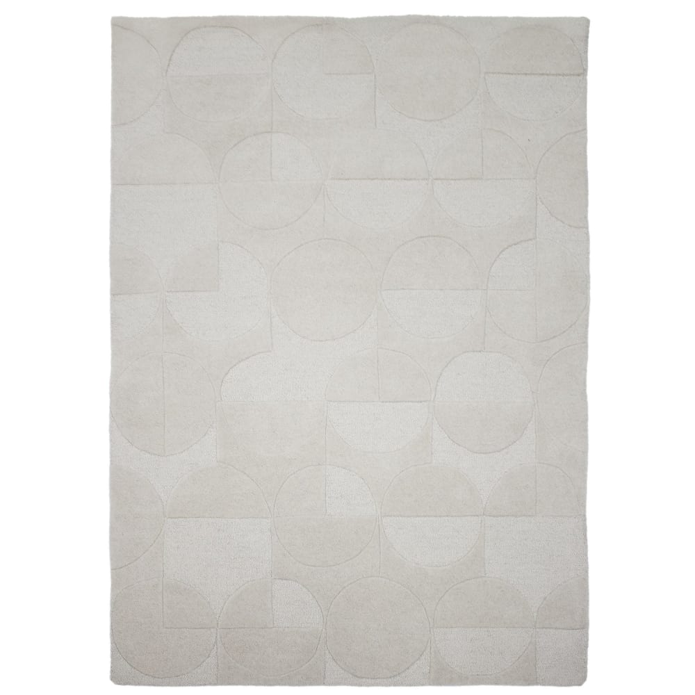 Tapis en laine ivoire 120x170cm