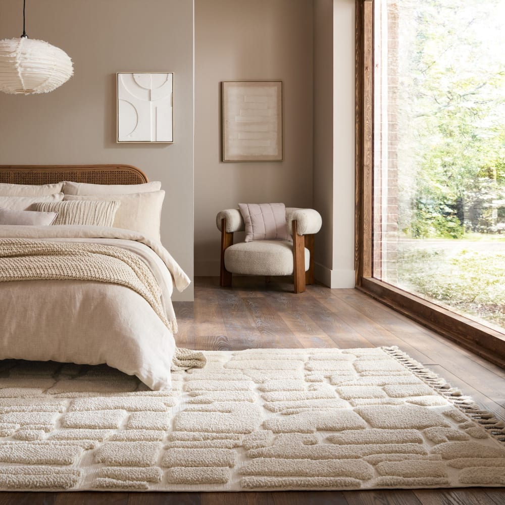 Tapis moderne beige 160x230cm — vue 3
