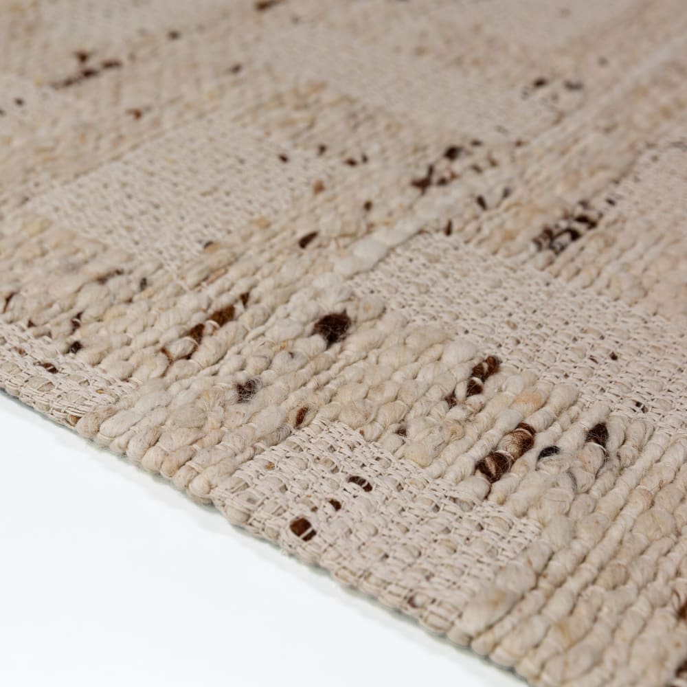 Tapis en laine beige 140x200cm — vue 4