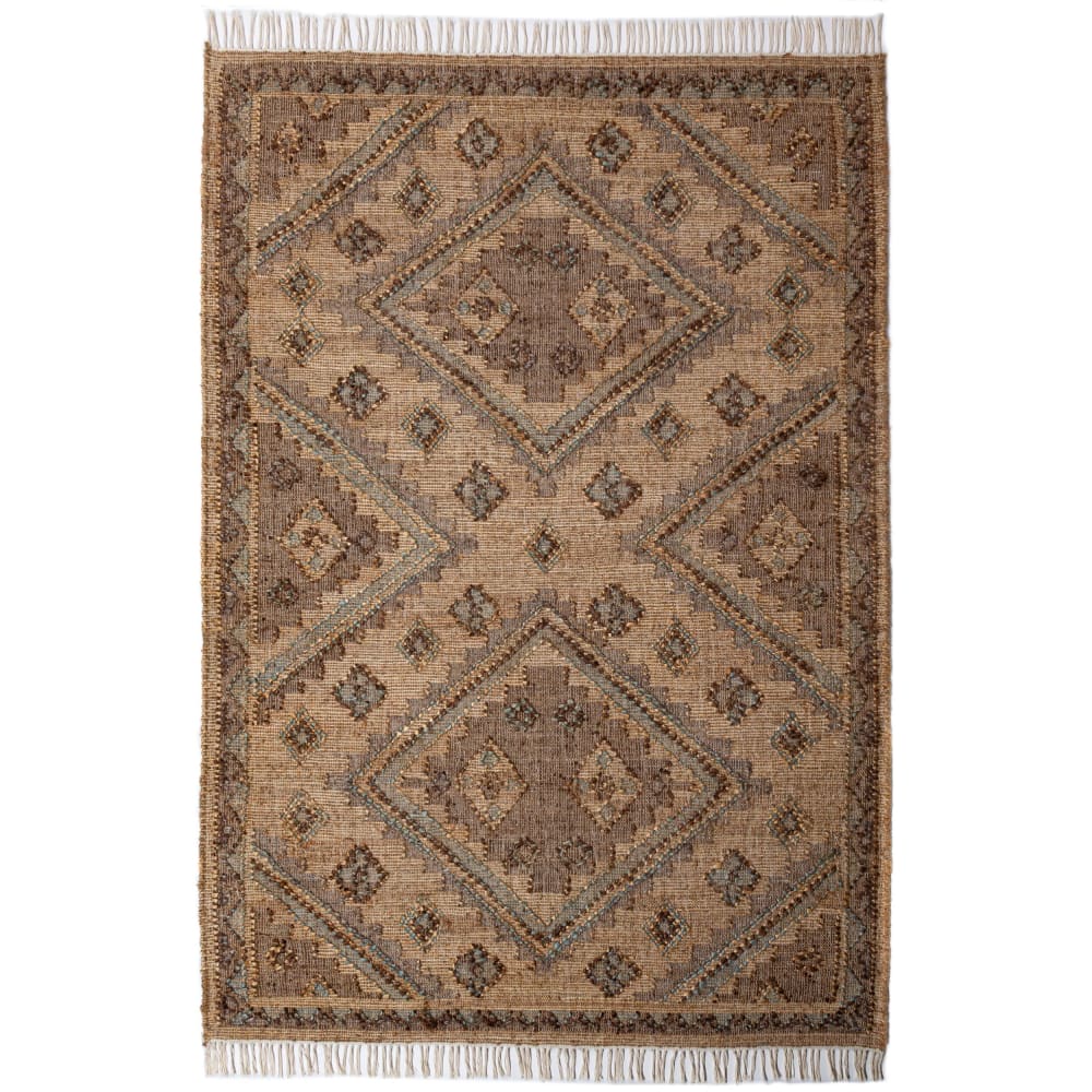 Tapis en jute et laine 200x290cm