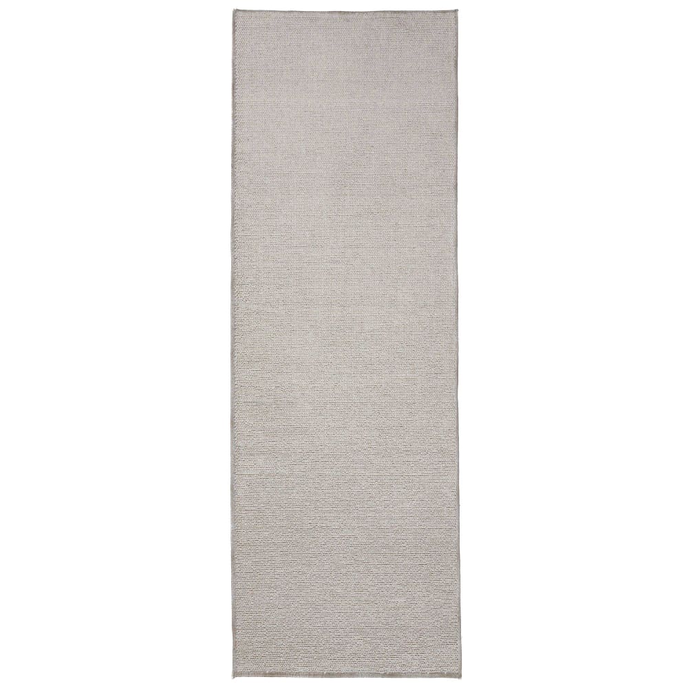 Tapis lavable de couloir gris 78x300cm
