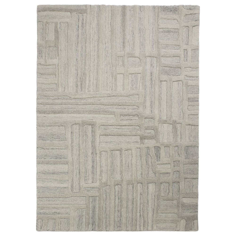 Tapis en laine beige 200x300cm
