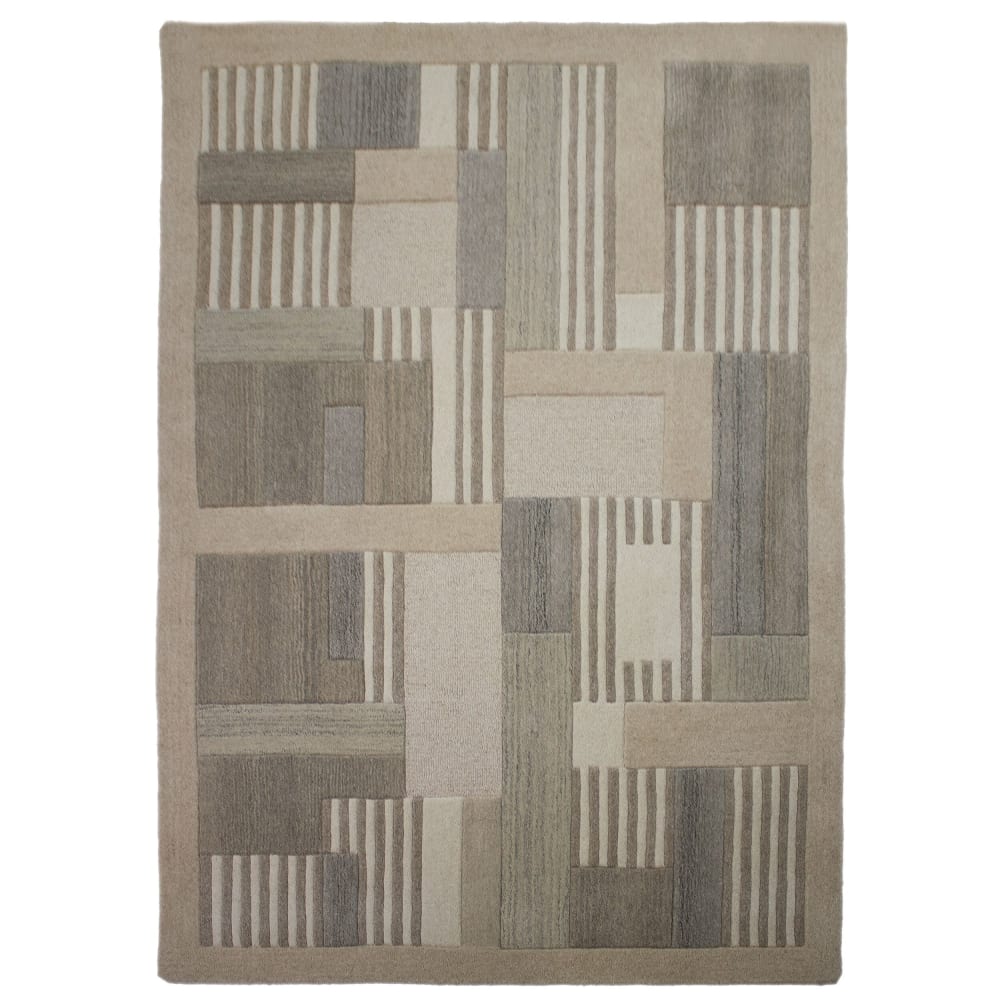 Tapis en laine beige 200x300cm