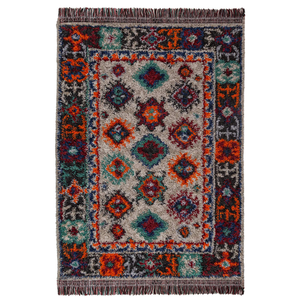 Tapis shaggy multicolore 160x230cm