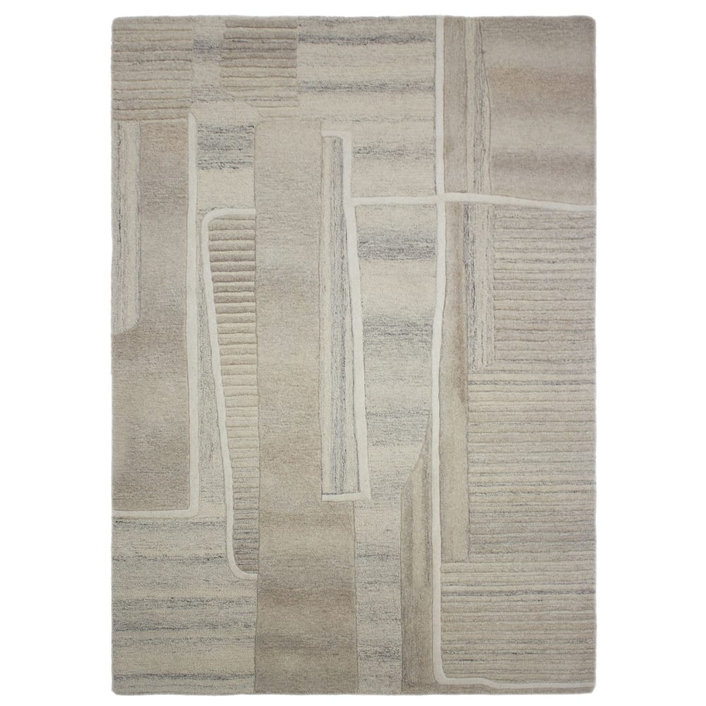 Tapis en laine beige 200x300cm