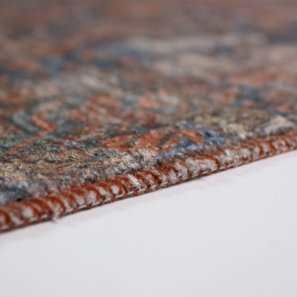 Tapis lavable de couloir rouge 75x150cm — vue 4
