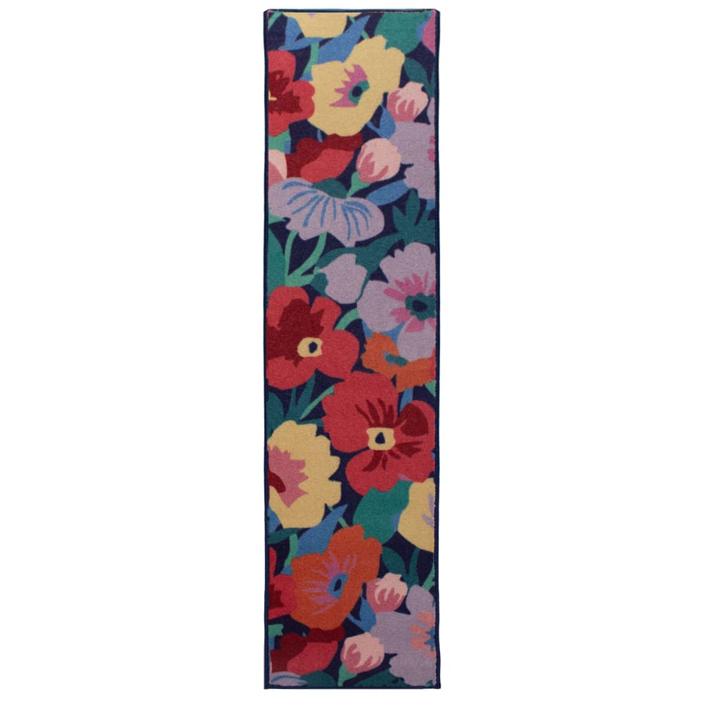 Tapis de couloir en laine multicolore 80x300cm