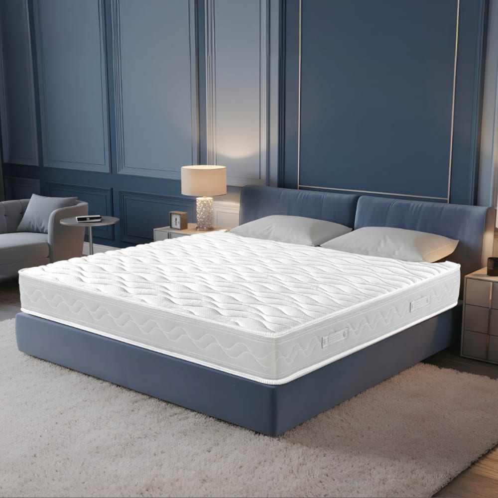 Graue Memory-Matratze,    90 x 190 x 18 cm - Maisons Du Monde