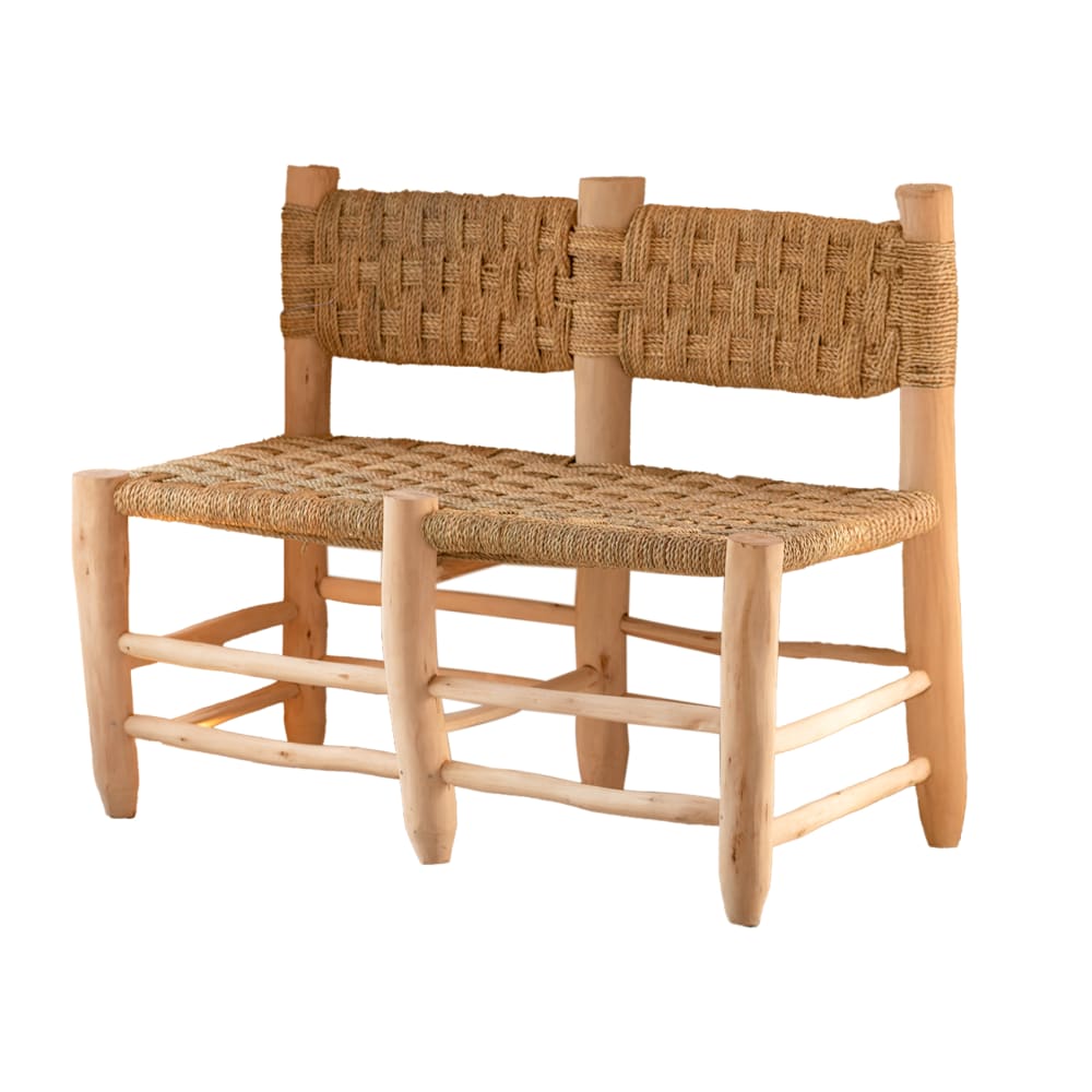 Double banquette marocaine - damier