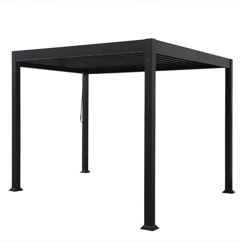 Pergola bioclimatique 3x3m  anthracite