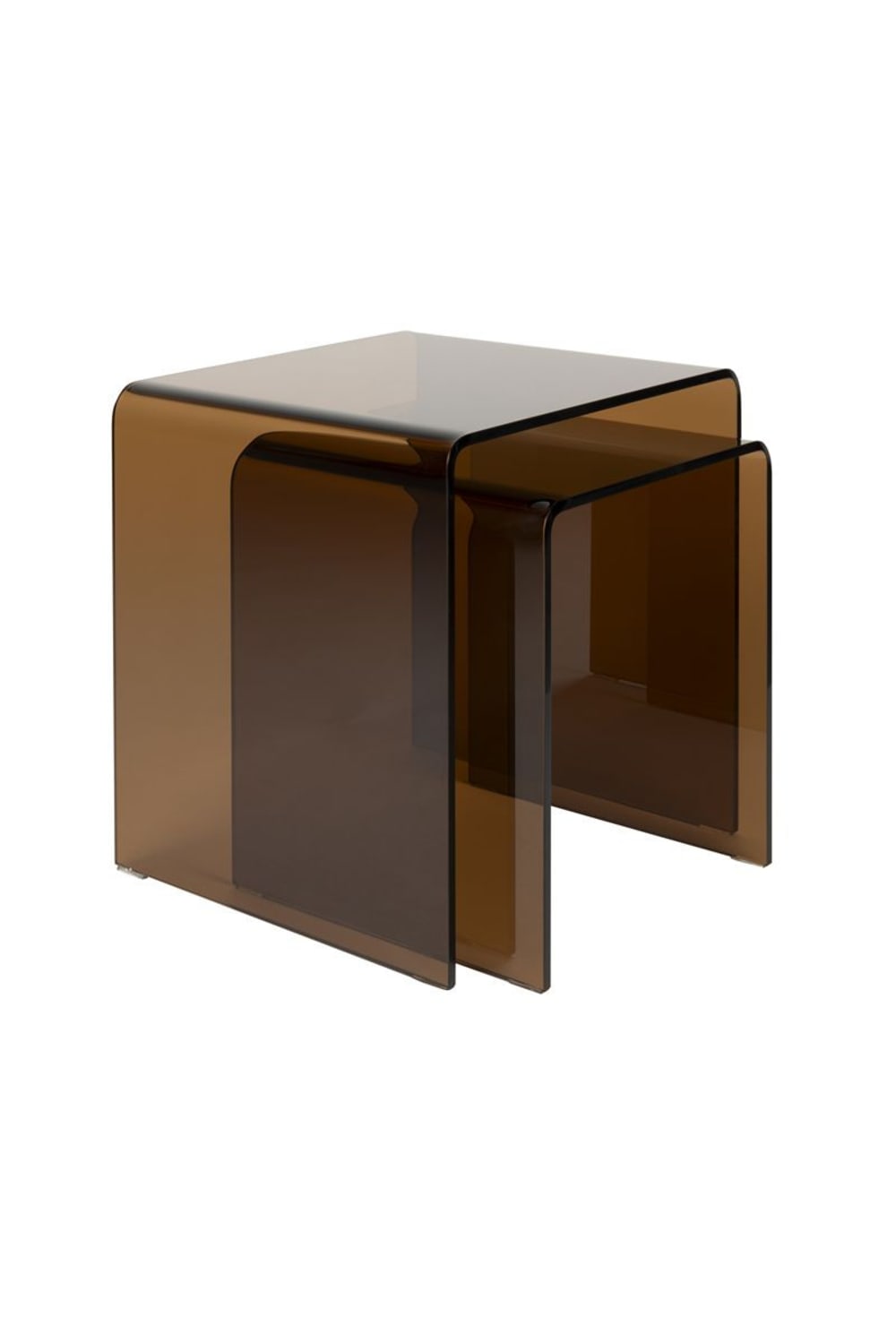 Table d'appoint en verre