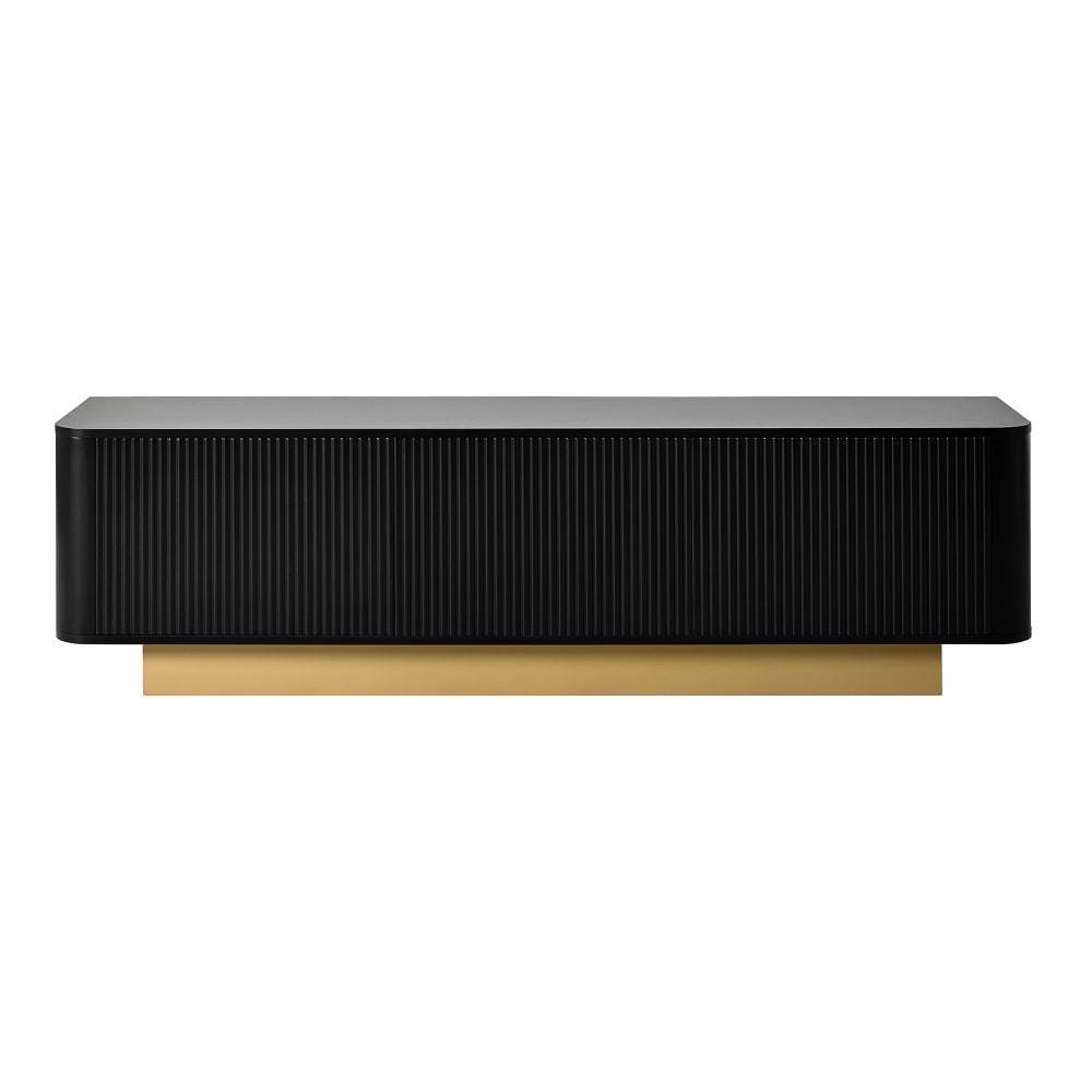 Meuble tv avec rangements, panneau de fibres, 170 cm, noir