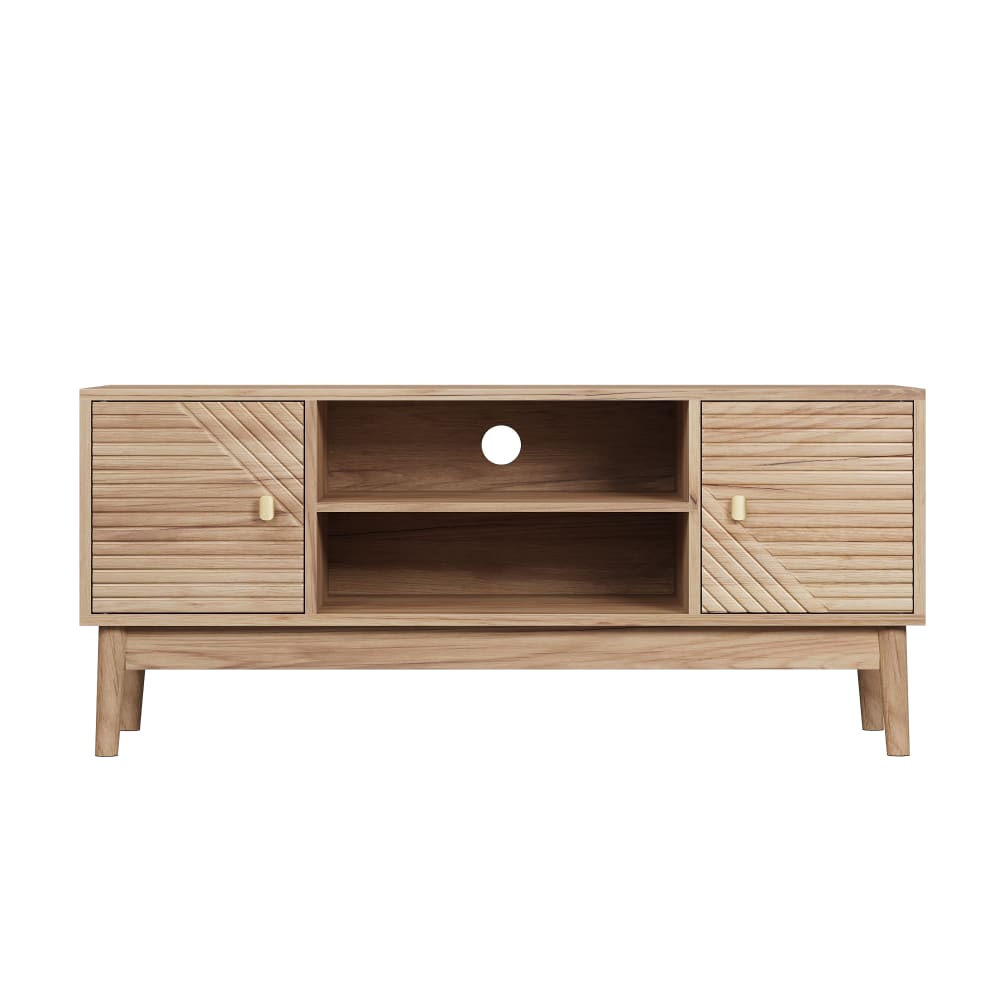 Meuble tv 110 cm, 2 portes,