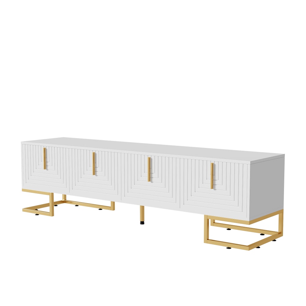 Meuble tv bas avec façade
