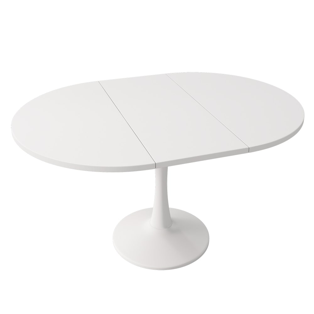 MODFU Mesa de comedor extensible ovalada