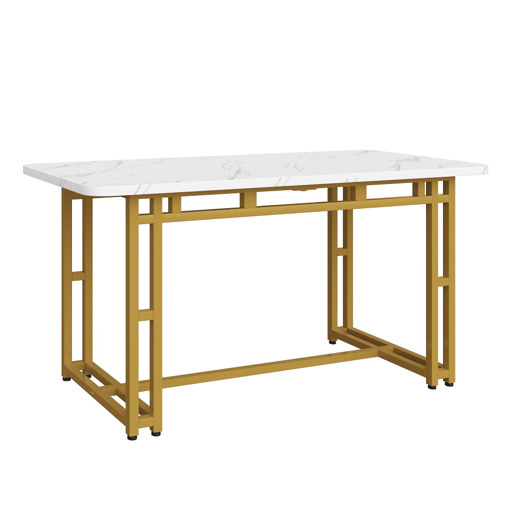 Table avec pieds en métal - plateau