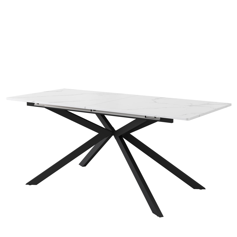 Table extensible à pieds