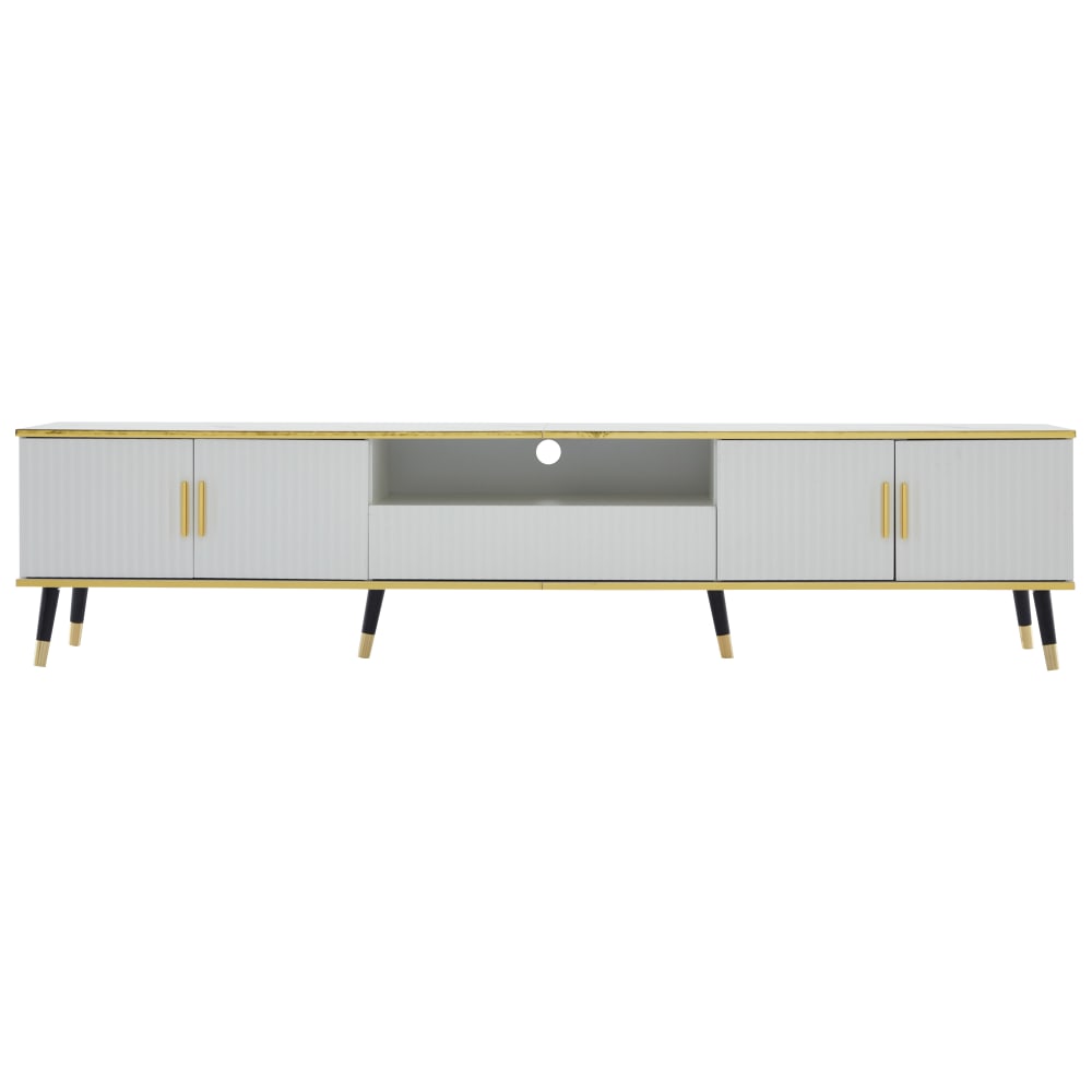 Meuble tv effet marbre,