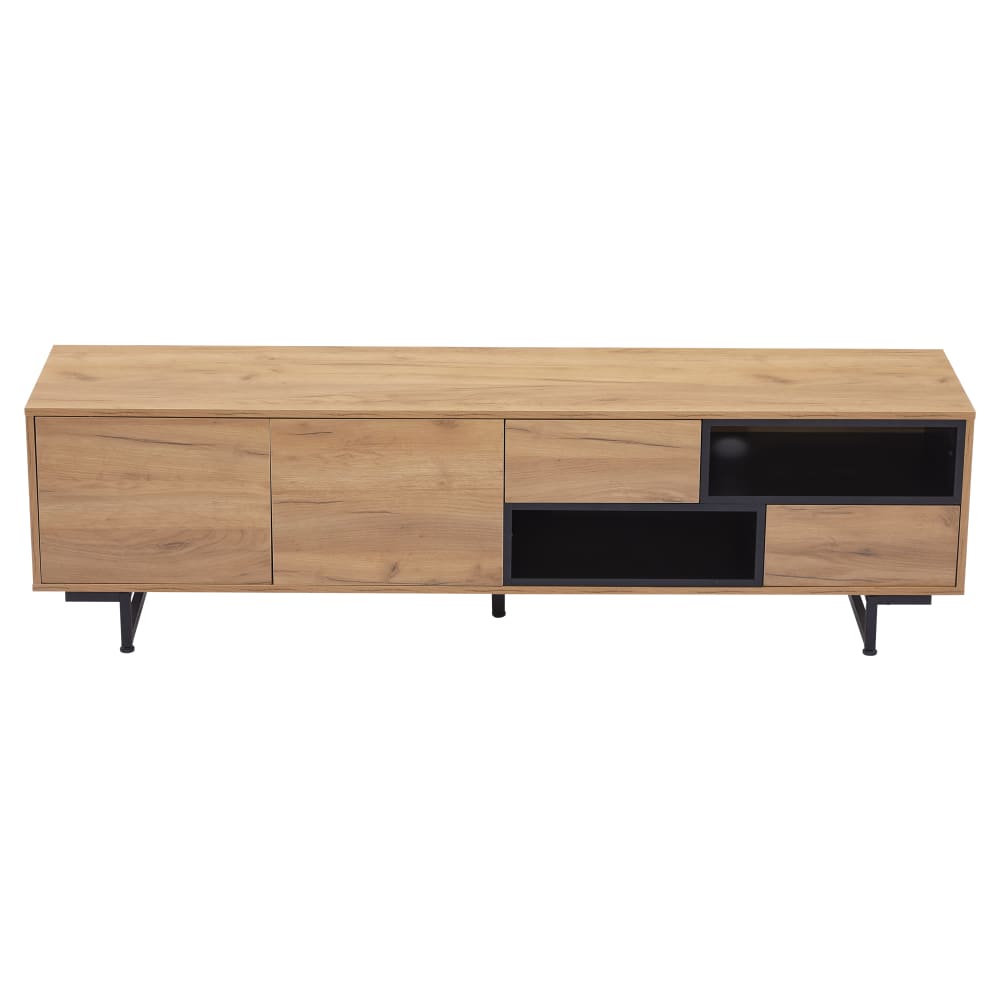 Meuble tv avec 2 portes,