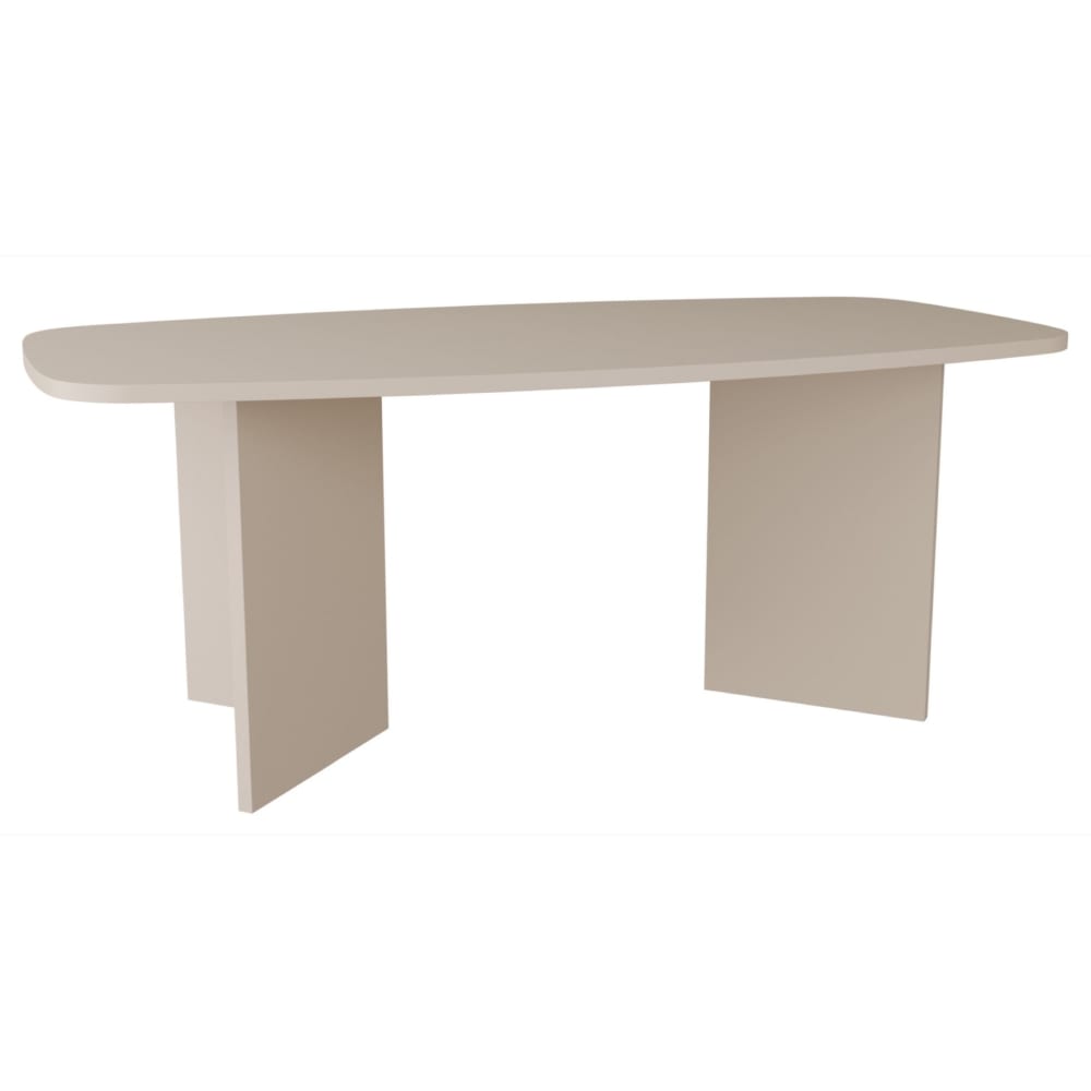 Table à manger rectangulaire, 190 cm, gris cachemire