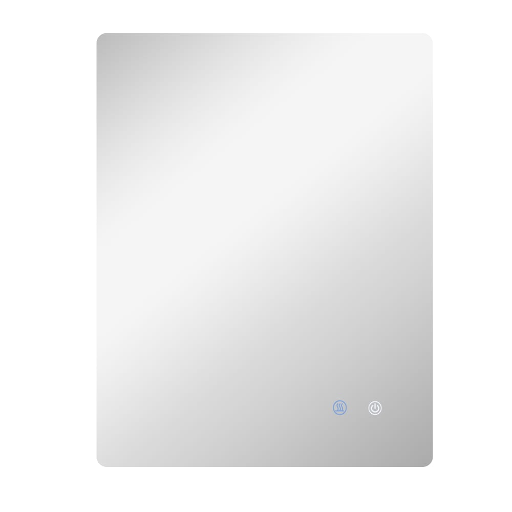 Miroir lumineux led salle de bain système antibuée blanc transparent