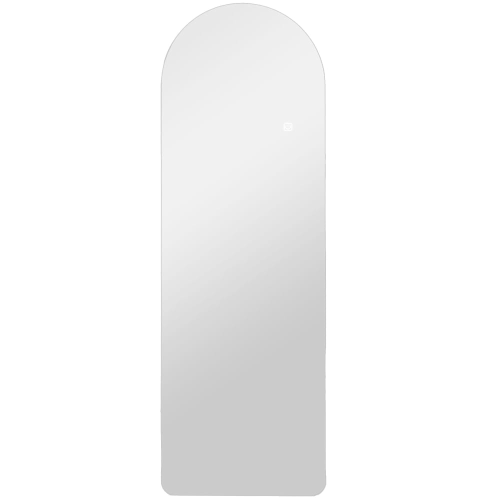 Miroir mural avec éclairage led verre transparent