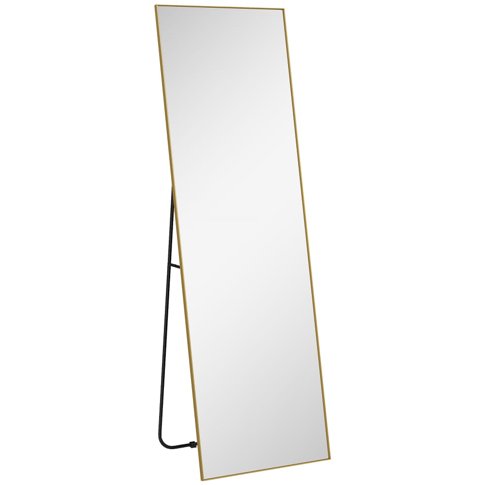 Homcom Großspiegel Rechteck 50x160cm Goldglas style modern Gold