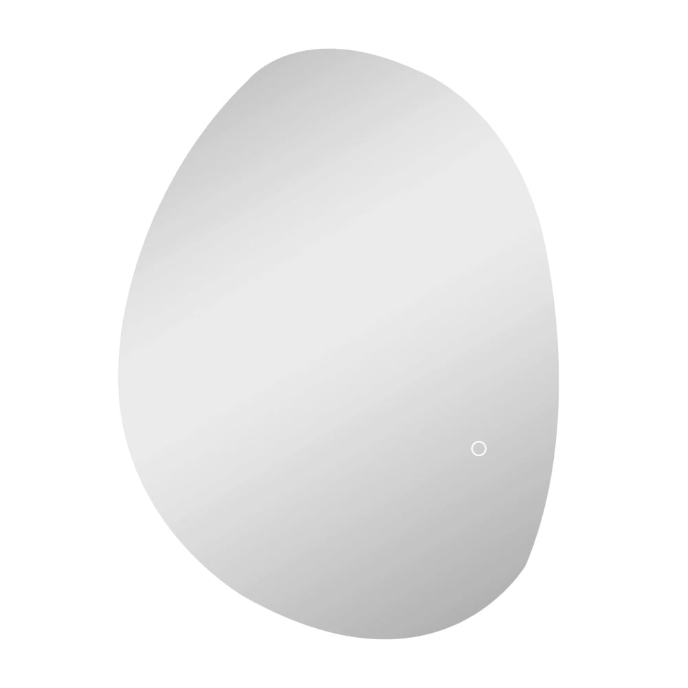 Miroir salle de bain led anti-buée interrupteur tactile argent